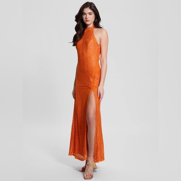 Guess Sunset Maxi Dress S/S 23 NWT - Picture 1 of 5